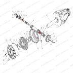  Подшипник качения червячного редуктора V-26 мни (5)