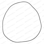  Кольцо крышки корпуса червячного редуктора V-26, V-57, V-57A мни (2)