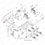 Болт тяги переключателя реверсивного V524, V526.220, V526U фото