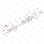  Стопорное кольцо штока блокирующего цилиндра V730 мни (0)