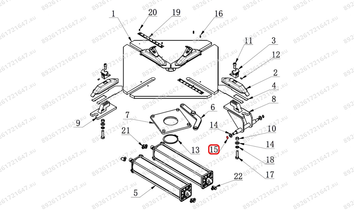  Стопорное кольцо V521, V524, V526, V526U, V624, V626, V626IT, V730 (0)