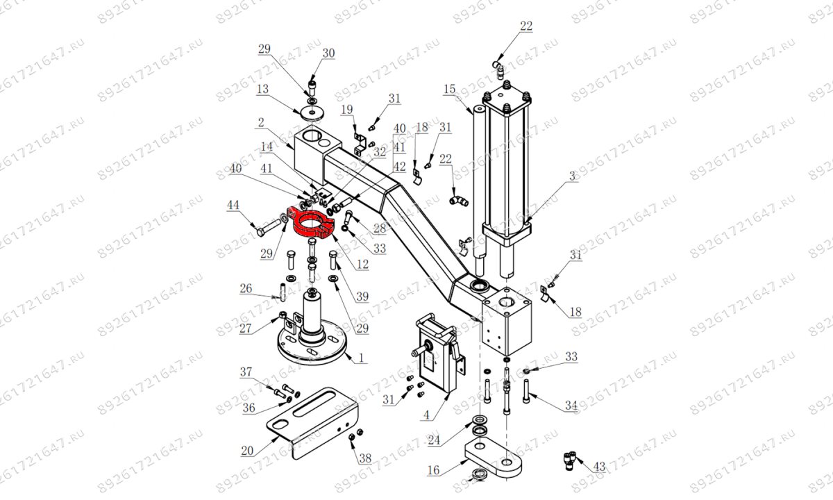  Блокирующее кольцо вспомогательного устройства T526U (0)