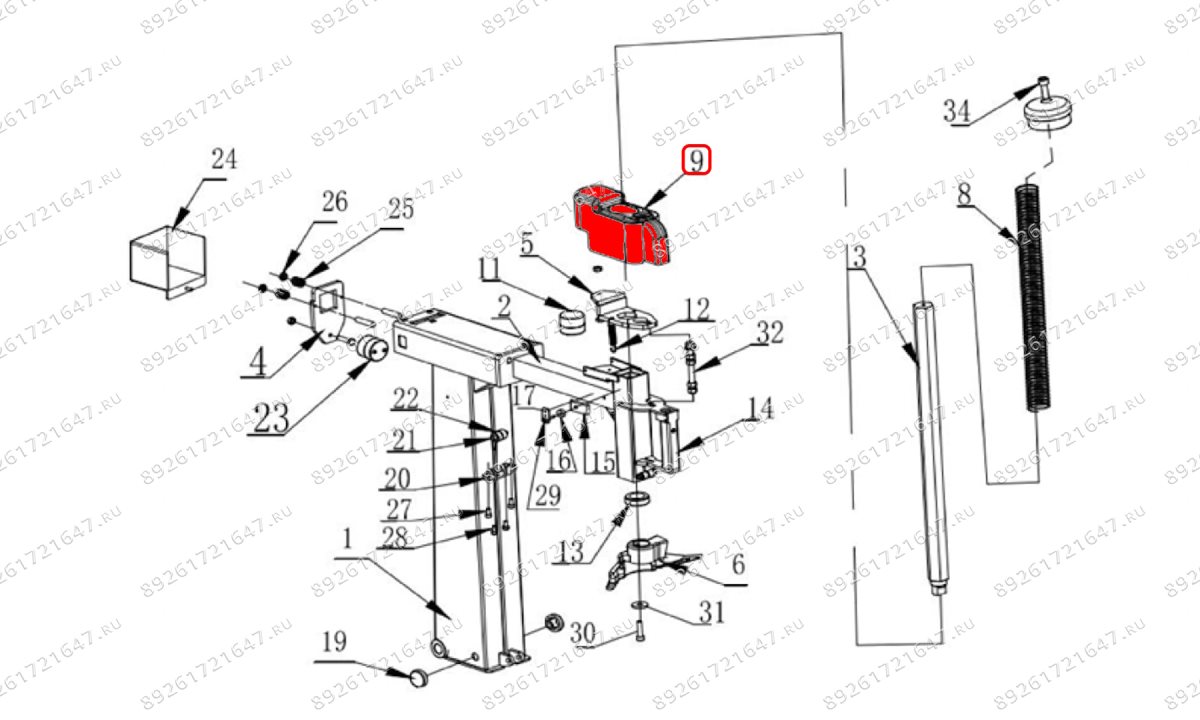  Защитный кожух монтажной колонны V426, V426R (0)
