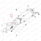  Манжета штока цилиндра зажима 20×2.65 V324, V426, V426R мни (0)