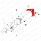  Крышка цилиндра зажима задняя V324, V426, V426R мни (0)