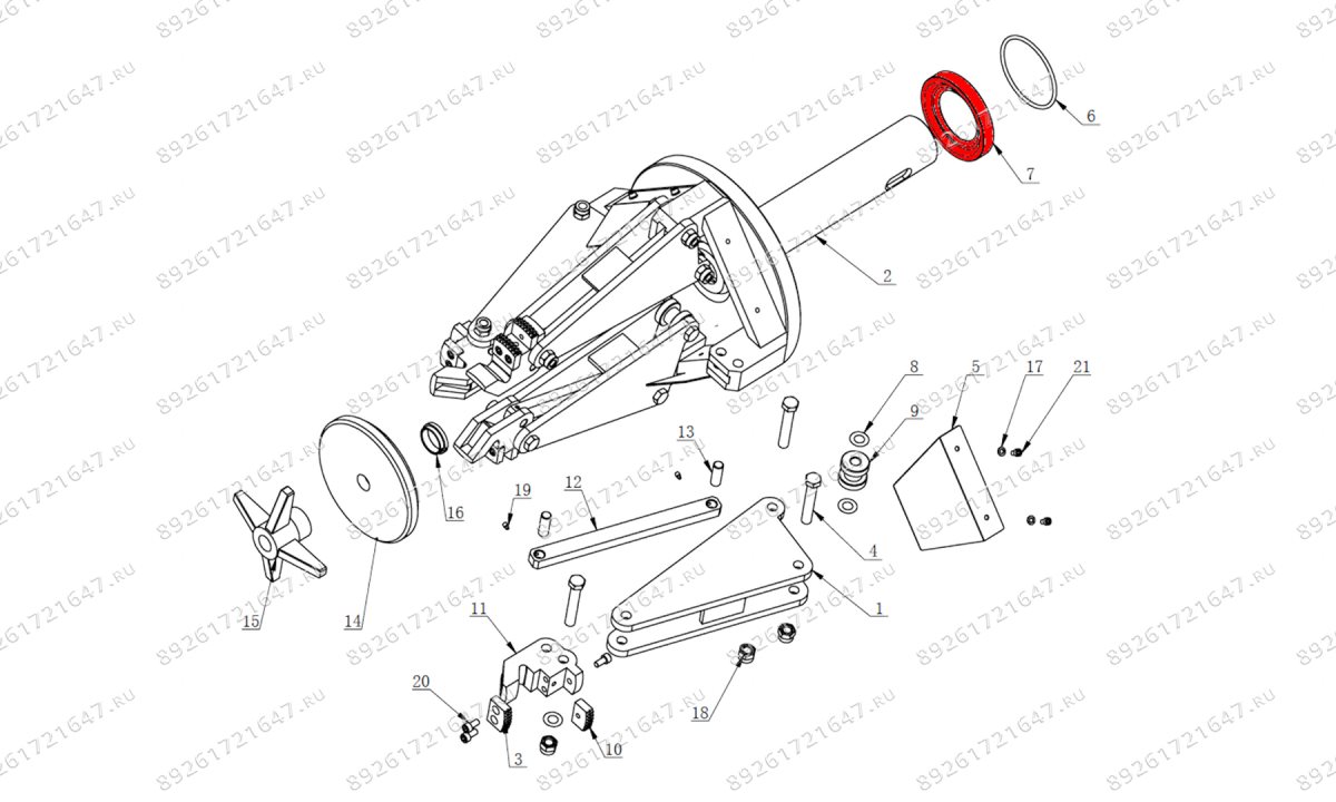  Втулка основного вала зажимного устройства V-26 (0)