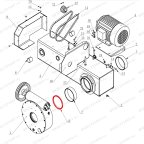 Кольцо уплотнительное 130×145×9 V-57, V-57A фото
