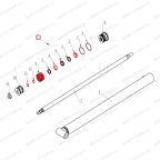 Комплект уплотнительных деталей главного гидроцилиндра V-57 фото