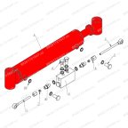 Гидроцилиндр вертикальный V-57, V-57A фото