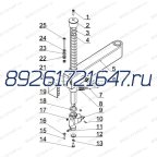  Рукоятка фиксации на полуавтоматический шиномонтажный станок trommelberg мни (0)