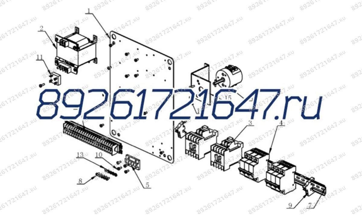  Салазки монтажные длинные 35 мм (0)