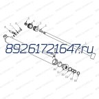  Шланг запрессованный B-разъем Д=1200 мм мни (0)