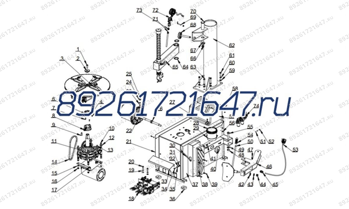  Стол поворотный в сборе на шиномонтажный станок trommelberg (0)