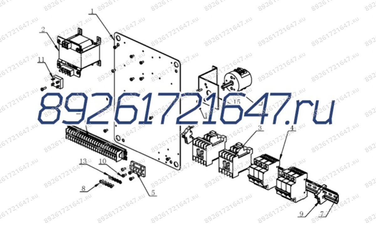 Трансформатор в сборе JBK3-100 (0)