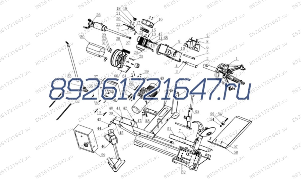  Зажим колеса в сборе (0)