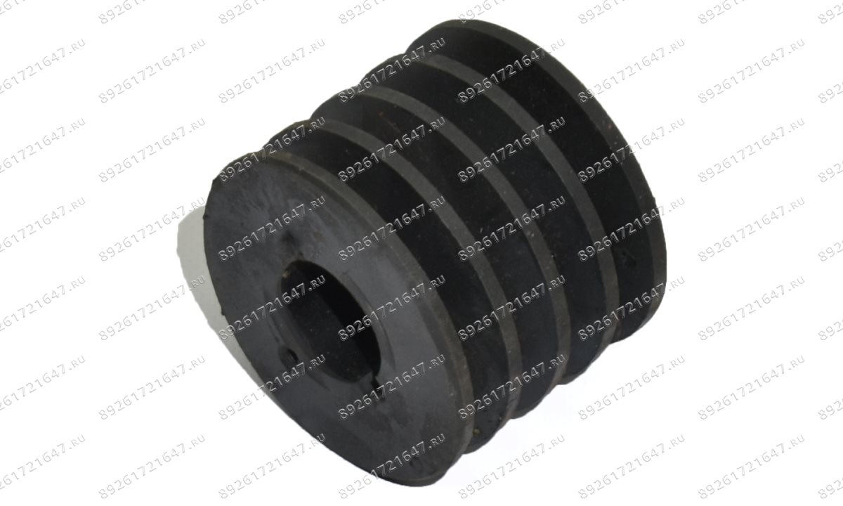  Шкив под 4 ремня на эл двигатель от подъёмника П1-01МН Дарз Оригинал (1)