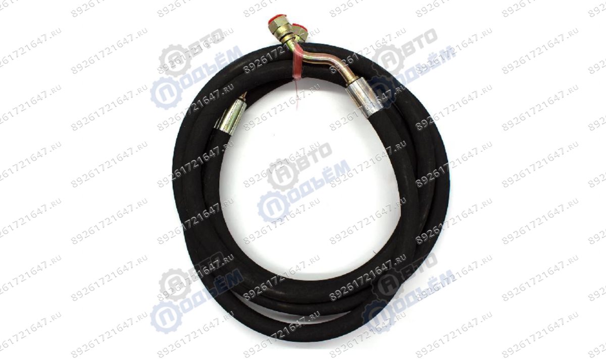  Шланг РВД высокого давления на подъёмник Т4 L=2850  межстоечный (Z-образный) Tr14х1,5 (1)