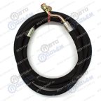  Шланг РВД высокого давления на подъёмник Т4 L=2850  межстоечный (Z-образный) Tr14х1,5 мни (1)