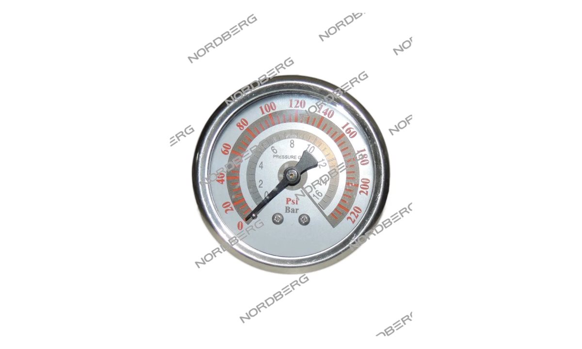  NORDBERG ЗАПЧАСТЬ МАНОМЕТР для CMT32 X001491 (0)