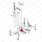 Насос гидравлический (Pump assy п.10) HJ0303.5005, HJ0303.7016 фото
