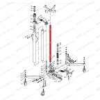 Поршень (Piston assy п.45) HJ0303.5005, HJ0303.7016 фото