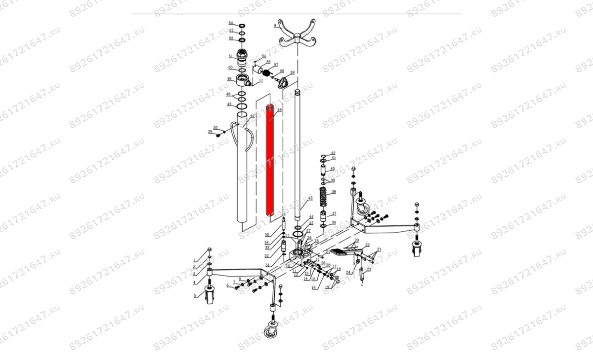  Цилиндр (Cylinder п.46) HJ0303.5005, HJ0303.7016 (1)