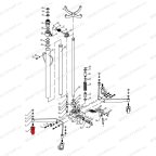  Колесо (Castors п.5) HJ0303.5005, HJ0303.7016 мни (4)