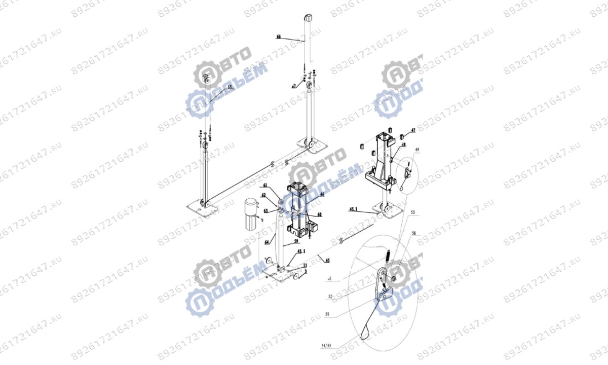  TPF4-400-05-00М Лапа задняя (1)