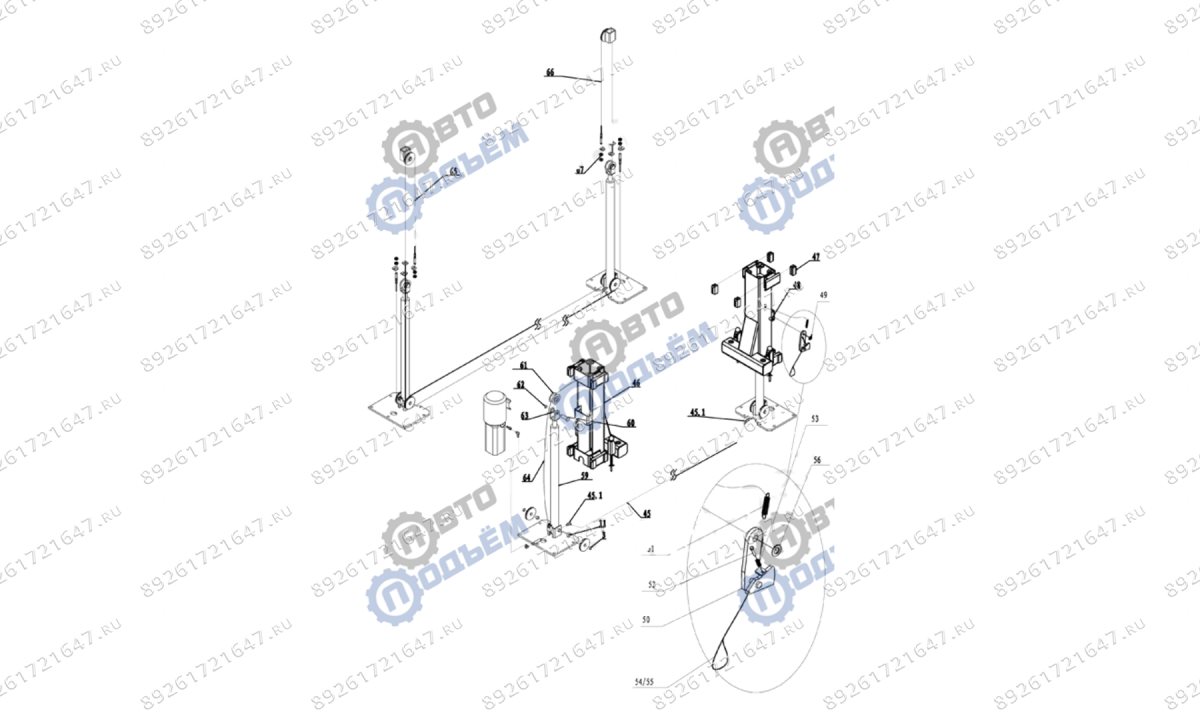  TPF4-400-05К-00А Лапа (R-правая) (0)