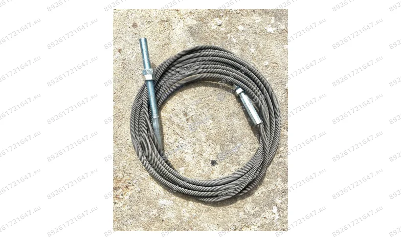 Трос на двухстоечный подъёмник общая длина L-8700 фото