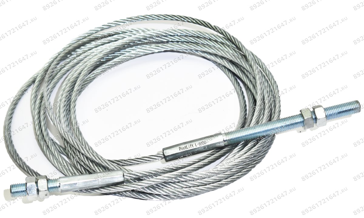  Трос на двухстоечный подъёмник PULI PL-4.0-2B с общей длиной L-8650 (1)