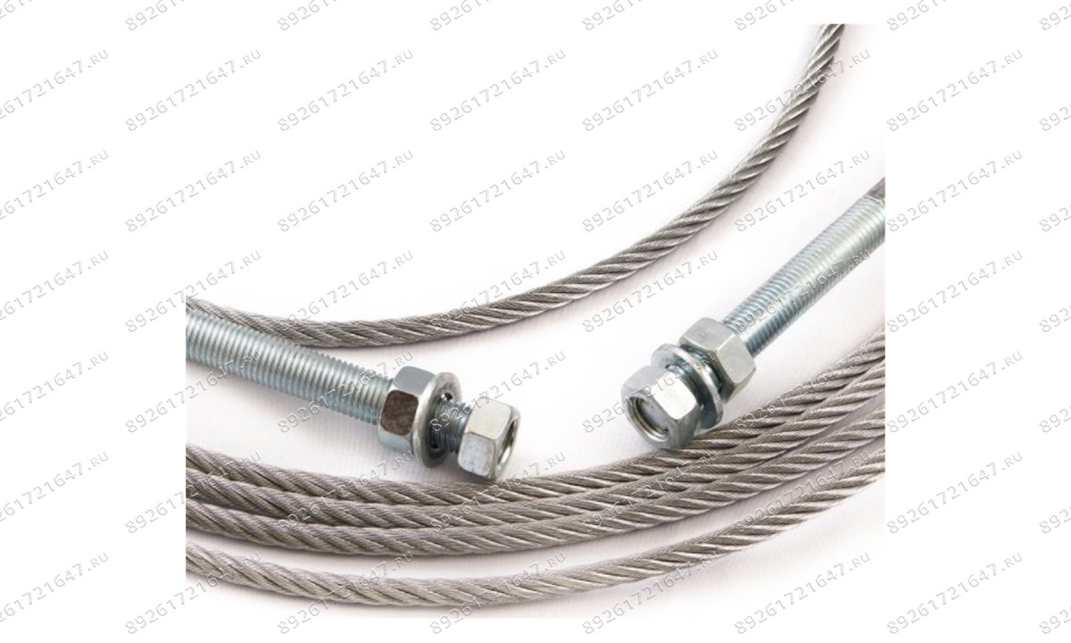  Трос синхронизации 8×8750 Т4, T4H, T4B (Steel Rope 8750) - запчасть на подъемник автомобильный гидравлический двухстоечный ROSSVIK. (1)