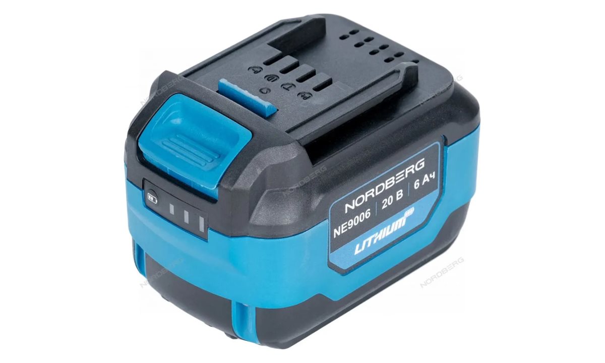 Аккумулятор, Li-ion, 20 В, 6 Ач для NE810K, NE108K, NE307K NORDBERG NE9006 (0)