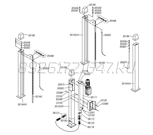 KIT FISSAGGIO SERBATOI IN PVC